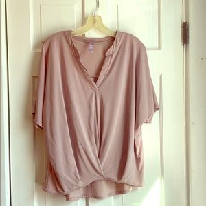 Pale pink blouse